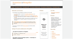 Desktop Screenshot of formation-montpellier.org