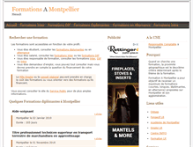 Tablet Screenshot of formation-montpellier.org